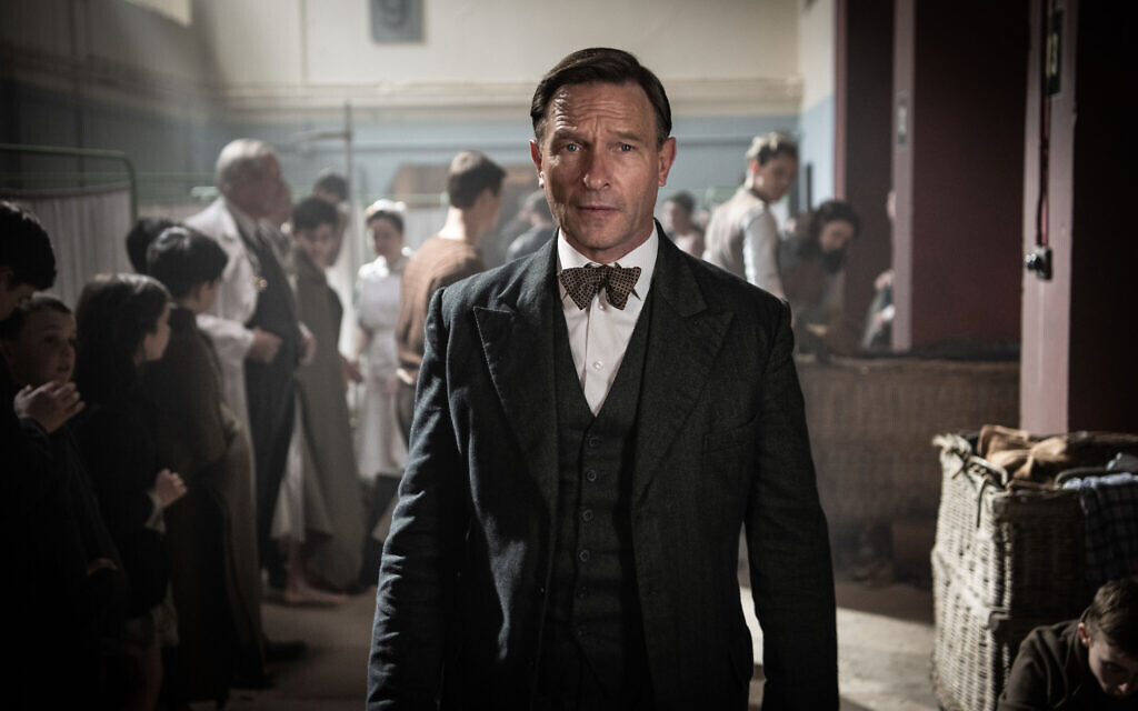 Dr. Oscar Friedmann (played by Thomas Kretschmann) in the Windermere Children (BBC/Wall to Wall/ZDF/Helen Sloan)