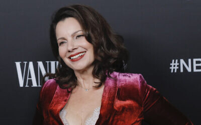 Fran Drescher in Los Angeles, November 11, 2019. (Tibrina Hobson/Getty Images via JTA)