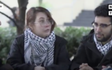 George Washington University senior Becca Lewis in a video by progressive US group NowThis published January 2020. (NowThis/Twitter via JTA)