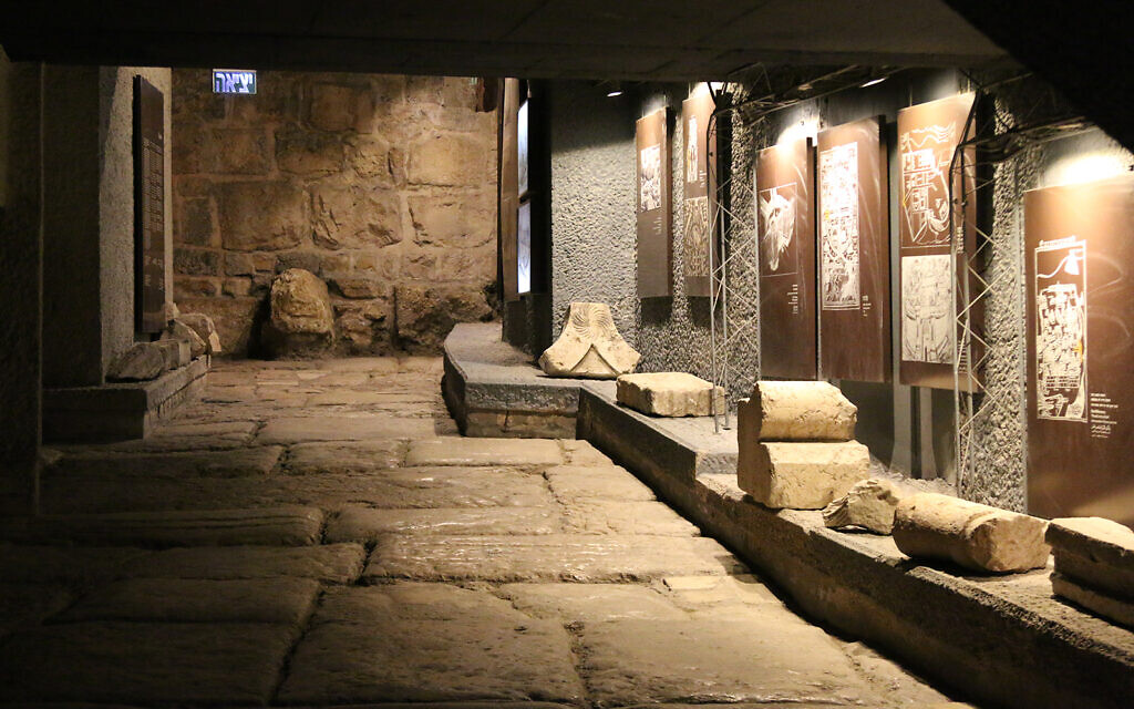The Roman Plaza was constructed in the early second century by Roman emperor Hadrian Augustus. (Shmuel Bar-Am)