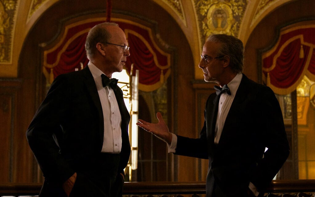 Michael Keaton and Stanley Tucci appear in 'Worth,' by Sara Colangelo, an official selection of the Premieres program at the 2020 Sundance Film Festival. (Courtesy of Sundance Institute)