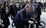 Harvey Weinstein arrives at the Manhattan Criminal Court, on February 24, 2020 in New York City (TIMOTHY A. CLARY / AFP)