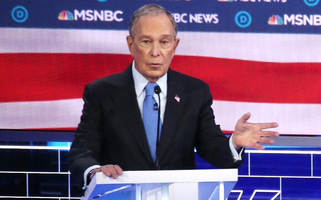 Democratic presidential candidate former New York City mayor Mike Bloomberg speaks during the Democratic presidential primary debate at Paris Las Vegas on February 19, 2020 in Las Vegas, Nevada ( Mario Tama/Getty Images/AFP) Democratic presidential candidate former New York City mayor Mike Bloomberg speaks during the Democratic presidential primary debate at Paris Las Vegas on February 19, 2020 in Las Vegas, Nevada ( Mario Tama/Getty Images/AFP)