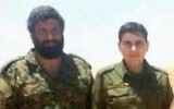 Asghar Pashapour, left, a top commander in Iran's Quds Force (Courtesy)