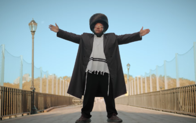 Nissim Black says he's 'Hitler's worst nightmare.' (Screenshot from 'Mothaland Bounce' video/ via JTA)