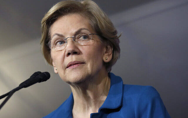 Democratic presidential candidate Sen. Elizabeth Warren, D-Mass., speaks to supporters at a primary election night rally, Feb. 11, 2020, in Manchester, N.H. (AP Photo/Elise Amendola) Democratic presidential candidate Sen. Elizabeth Warren, D-Mass., speaks to supporters at a primary election night rally, Feb. 11, 2020, in Manchester, N.H. (AP Photo/Elise Amendola)