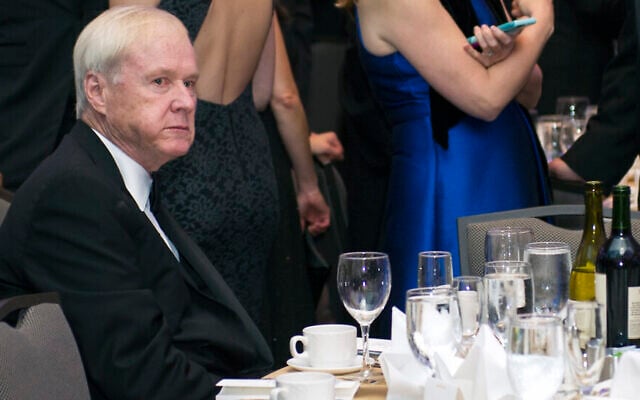 MSNBC's Chris Matthews sits at a table at the start of the White House Correspondents' Dinner in Washington, Saturday, April 29, 2017. (AP/Cliff Owen) MSNBC's Chris Matthews sits at a table at the start of the White House Correspondents' Dinner in Washington, Saturday, April 29, 2017. (AP/Cliff Owen)