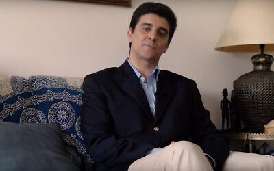 Screen capture from video of Portuguese politician Abel Matos Santos. (YouTube)