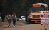 Illustrative: Students outside Anderson High School in Austin, Texas (YouTube screenshot)