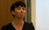 Prof. Vered Noam of Tel Aviv University, the 2020 laureate of the Israel Prize in Talmud studies, the first woman to receive the prestigious award (YouTube screenshot)