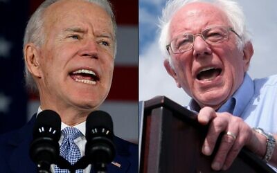 This combination of pictures created on March 02, 2020 shows
Democratic presidential candidate Joe Biden delivers remarks at his primary night election event in Columbia, South Carolina.(JIM WATSON and RINGO CHIU / AFP)