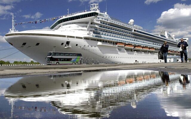 Illustrative: The Grand Princess cruise ship in St Petersburg port, 24 May 2004. (INTERPRESS/AFP)