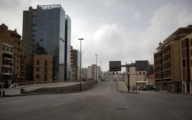 The bridge connecting the eastern and western neighbourhoods of the Lebanese capital Beirut, known as the "Ring" and notorious for its traffic jams as well as the numerous anti-government protests that took place on it in recent months, remains deserted after measures were taken in a bid to stem the spread of the coronavirus Covid-19, early on March 15, 2020. (PATRICK BAZ / AFP) The bridge connecting the eastern and western neighbourhoods of the Lebanese capital Beirut, known as the "Ring" and notorious for its traffic jams as well as the numerous anti-government protests that took place on it in recent months, remains deserted after measures were taken in a bid to stem the spread of the coronavirus Covid-19, early on March 15, 2020. (PATRICK BAZ / AFP)