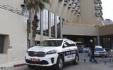 The Dan Panorama Hotel in Tel Aviv on March 17, 2020. (JACK GUEZ / AFP)