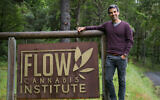 Michael Steinmetz is the Jewish entrepreneur behind Flow Kana and the Flow Cannabis Institute. (Courtesy of Flow Kana/ via JTA)