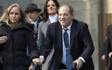 In this Feb. 21, 2020, file photo, Harvey Weinstein leaves the courthouse during jury deliberations in his rape trial in New York.  (AP Photo/Mary Altaffer, File)