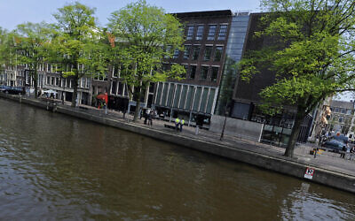 File: The Anne Frank House in Amsterdam (AP Photo/Margriet Faber)