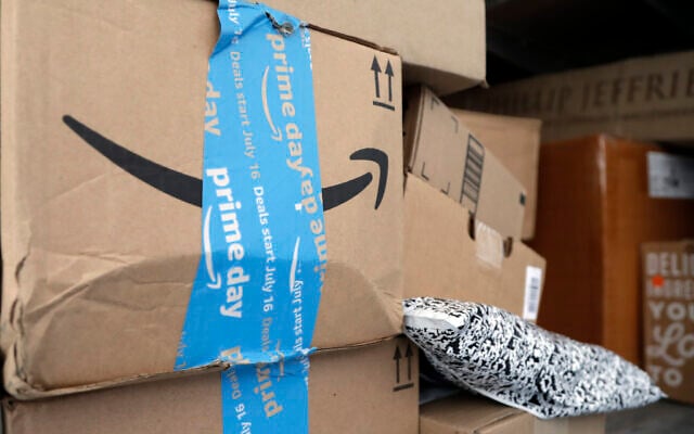 Illustrative: Amazon Prime packages sit in a delivery truck. (AP Photo/Lynne Sladky)