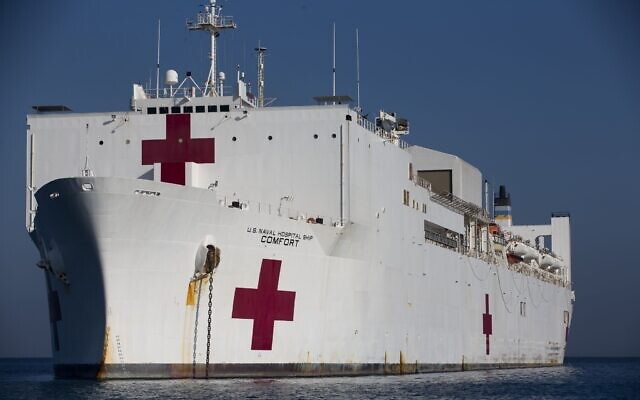 U.S. Navy hospital ship USNS Comfort is anchored off Port-au-Prince, Haiti, November 8, 2019, as military doctors offer free treatment to Haitians. (AP Photo/Dieu Nalio Chery) U.S. Navy hospital ship USNS Comfort is anchored off Port-au-Prince, Haiti, November 8, 2019, as military doctors offer free treatment to Haitians. (AP Photo/Dieu Nalio Chery)