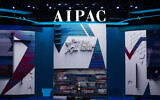 Vice President Mike Pence speaks at the the American Israel Public Affairs Committee (AIPAC) 2020 Conference, March 2, 2020 in Washington. (AP Photo/Alex Brandon)