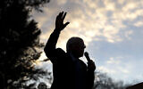 Democratic presidential candidate U.S. Sen. Bernie Sanders, I-Vt., speaks during a campaign rally at the University of Michigan in Ann Arbor, Mich., Sunday, March 8, 2020. (AP Photo/Paul Sancya)