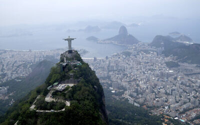 Christ the Redeemer statue is seen in Rio de Janeiro, October 9, 2015. (AP Photo/David J. Phillip)