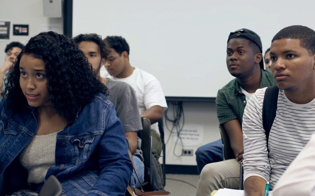 A still from 'About a teacher.' (Courtesy Hanan Harchol Productions)