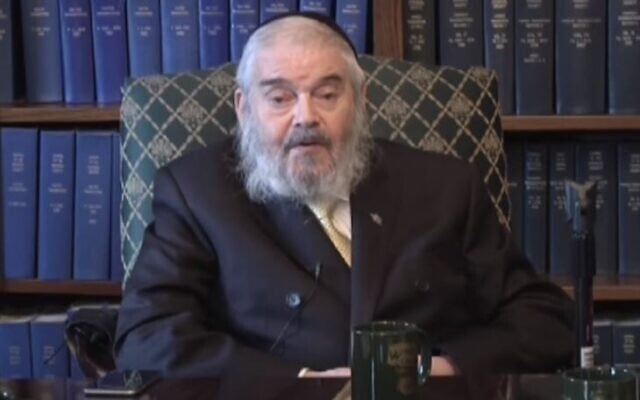 Rabbi Avraham “Romi” Cohn. (Screen capture/YouTube) Rabbi Avraham “Romi” Cohn. (Screen capture/YouTube)