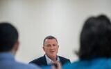 Knesset Speaker Yuli Edelstein at the Knesset on March 4, 2020. (Yonatan Sindel/Flash90)