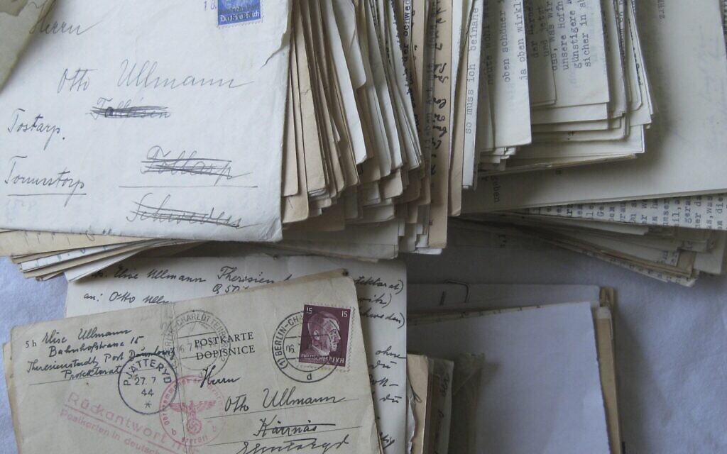 Collection of wartime letters sent to and saved Otto Ullmann (Elisabeth Åsbrink)