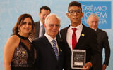 Miguel Krigsner, center, at a ceremony on December 5, 2018. (CC-BY-2.0/ Michel Temer)
