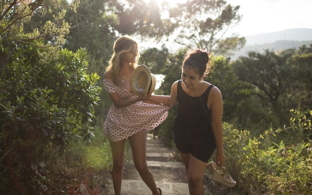 Zahia Dehar (left) and Mina Farid in 'An Easy Girl,' written and directed by Rebecca Zlotowski. (Courtesy)