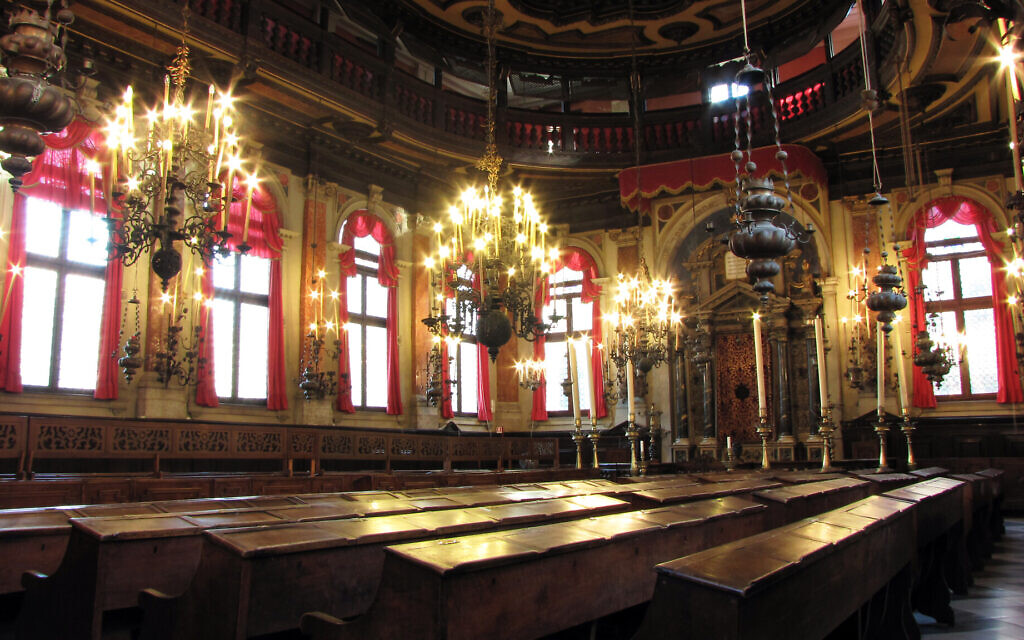 The Spanish Synagogue in Venice. (Courtesy)