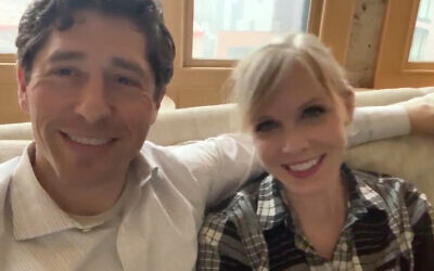 Minneapolis Mayor Jacob Frey and his wife Sarah Clarke announce they are expecting a baby, March 19, 2020. (Twitter screenshot)