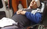 A pair of Palestinian farmer from Umm-Safa allegedly assaulted by Israeli farmers on March 24, 2020. (Yesh Din)