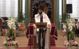 Rabbi Harold Abraham, the chief rabbi of Strasbourg, in 2017 (YouTube screenshot)