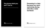 A pairing of cards from Kiruv vs. Humanity. (Courtesy)