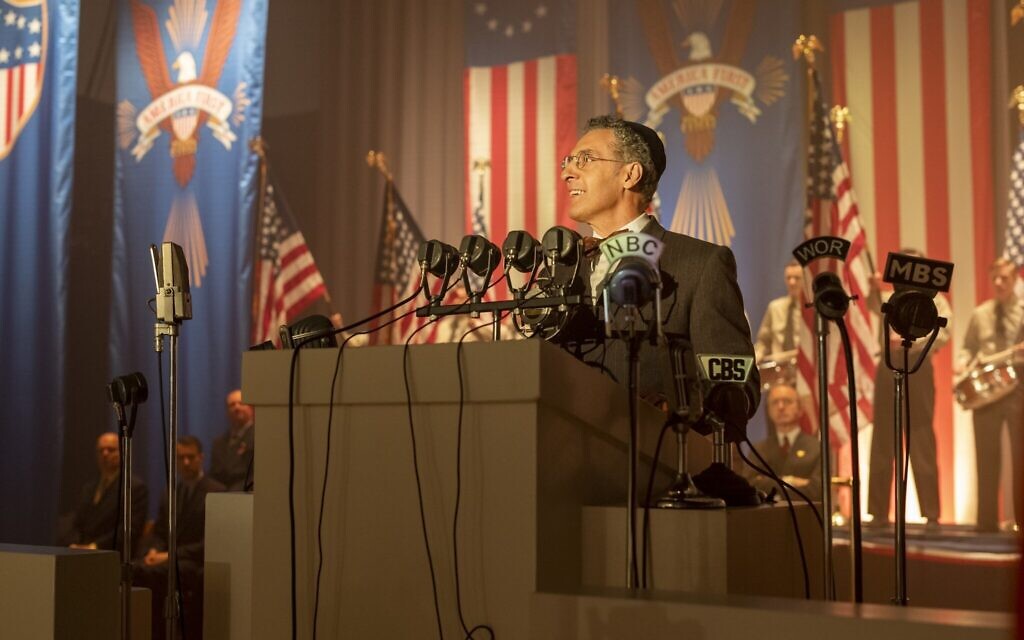 John Turturro as a rabbi and supporter of Charles Lindbergh in 'The Plot Against America.' (Michele K. Short/HBO)