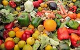 Food rescued by the Leket organization. (Courtesy)