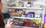Food personality Shaily Lipa shows how to organize the fridge so that there is less wasted food Courtesy Shaily Lipa)