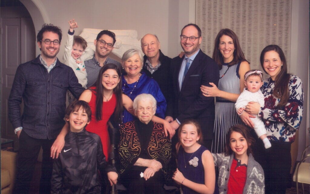 Esther Safran Foer's family poses for a photo. (Courtesy)