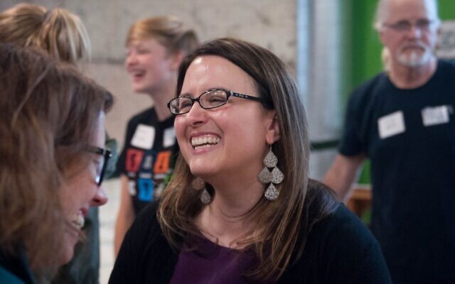 Katie Rosenberg campaigns in Wausau, Wisconsin, June 27, 2019. (B.C. Kowalski, Wausau City Pages) Katie Rosenberg campaigns in Wausau, Wisconsin, June 27, 2019. (B.C. Kowalski, Wausau City Pages)