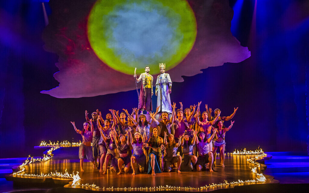 A scene from the London production of 'The Prince of Egypt' (Tristram Kenton/ via JTA)