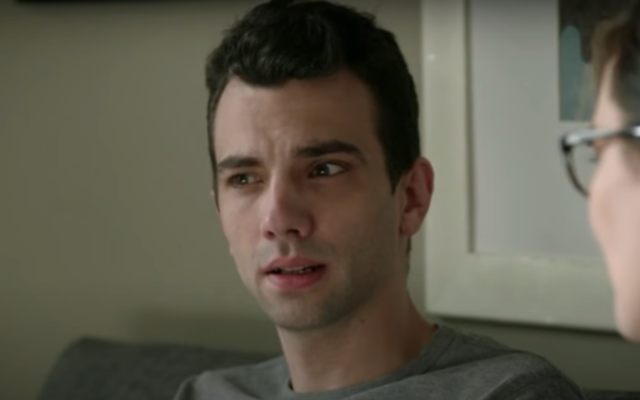 Jay Baruchel plays a heartbroken millennial trying to navigate the crazy modern world of dating in 'Man Seeking Woman.' (Screenshot from YouTube/via JTA)