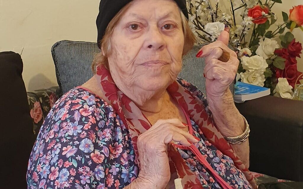 92-year-old Auschwitz survivor Malka Zaken. (Courtesy)