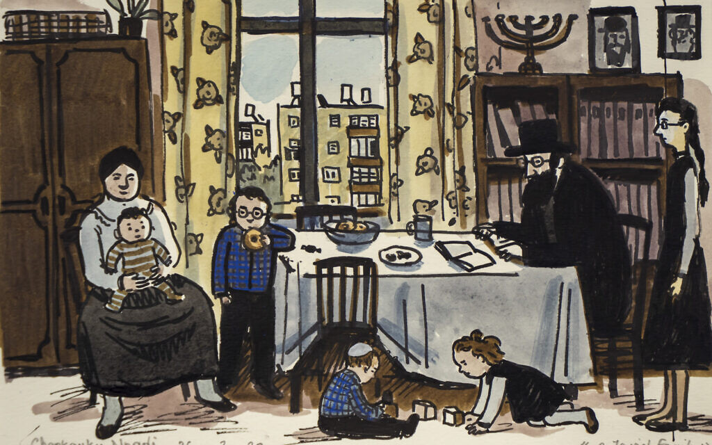 'A Jewish Family' by Zoya Cherkassky (Courtesy of the artist)