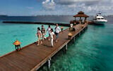 Illustrative: Foreign tourists arrive in a resort in the Kurumba island in Maldives, February 12, 2012. (AP Photo/ Gemunu Amarasinghe, File)
