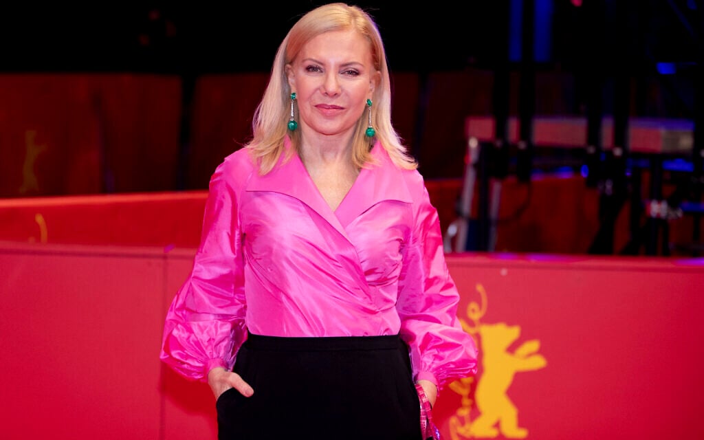 Actress Cecilia Roth on the red carpet for the film 'El Profugo,' 'The Intruder' during the 70th International Film Festival Berlin, Berlinale in Berlin, Germany, February 21, 2020. (Christoph Soeder/dpa via AP) Actress Cecilia Roth on the red carpet for the film 'El Profugo,' 'The Intruder' during the 70th International Film Festival Berlin, Berlinale in Berlin, Germany, February 21, 2020. (Christoph Soeder/dpa via AP)