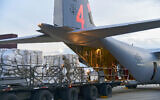 Illustrative: In this Tuesday, April 7, 2020 photo provided by the U.S. Air National Guard, airmen from the 146th Airlift Wing of the California Air National Guard in Oxnard, Calif., deliver 200 ventilators to the New York Air National Guard's 105th Airlift wing at Stewart Air National Guard Base, adjacent to Newburgh, N.Y. (Senior Airman Jonathan Lane/U.S. Air National Guard via AP)