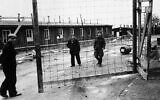 Illustrative: The entrance of the SS concentration camp at Ohrdruf in Thuringia, Germany on April 8, 1945, in which yet more damming proof of atrocities committed by Hitlers SS was uncovered when units of the fourth armoured division of General Pattons Third US army overran the district and liberated those inmates who were still alive. (AP Photo)